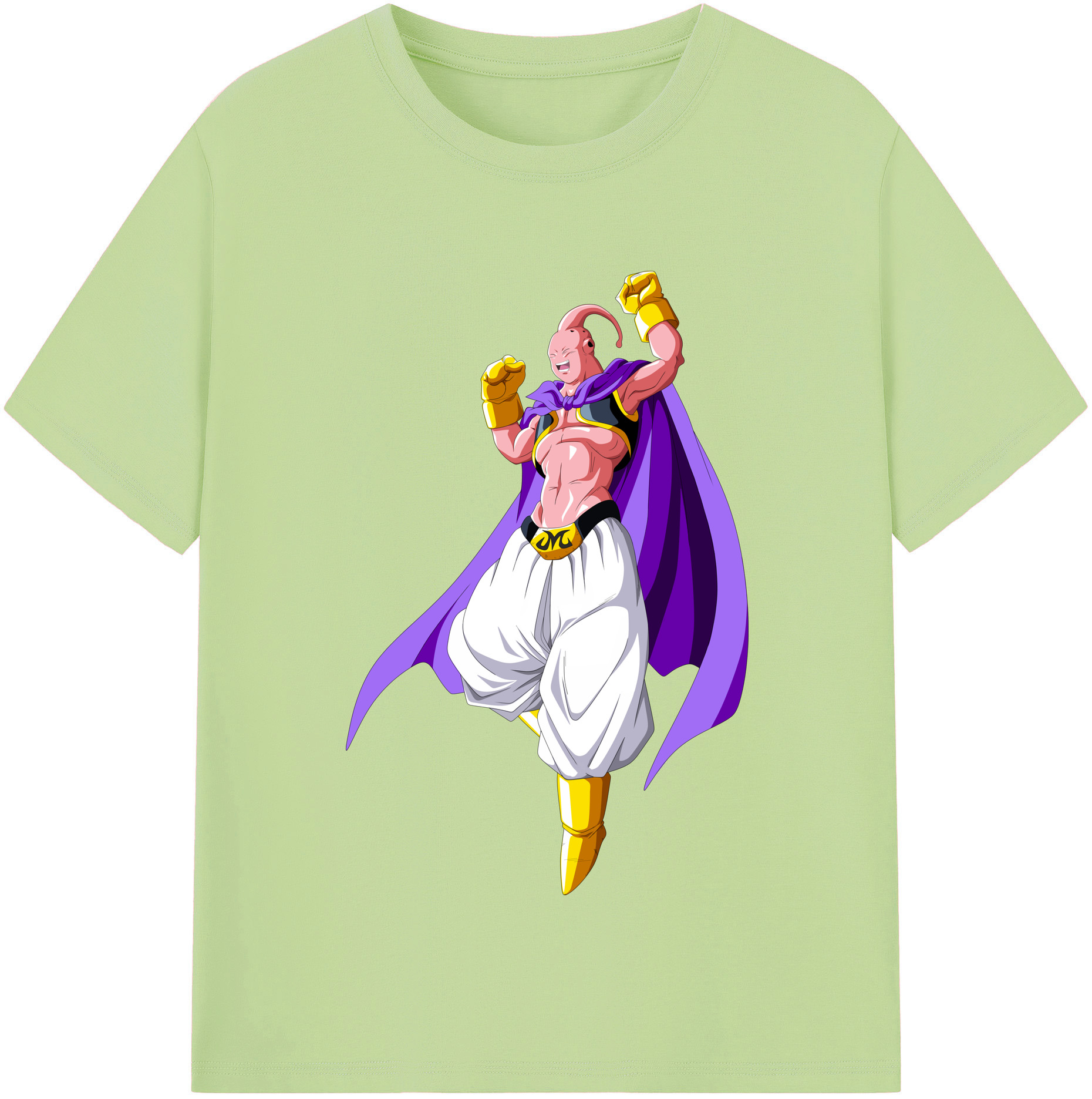 （画像用） ドラゴンボール 魔人ブウ DRAGON BALL Majin Buu 綿100％半袖Tシャツ（フロントプリント）